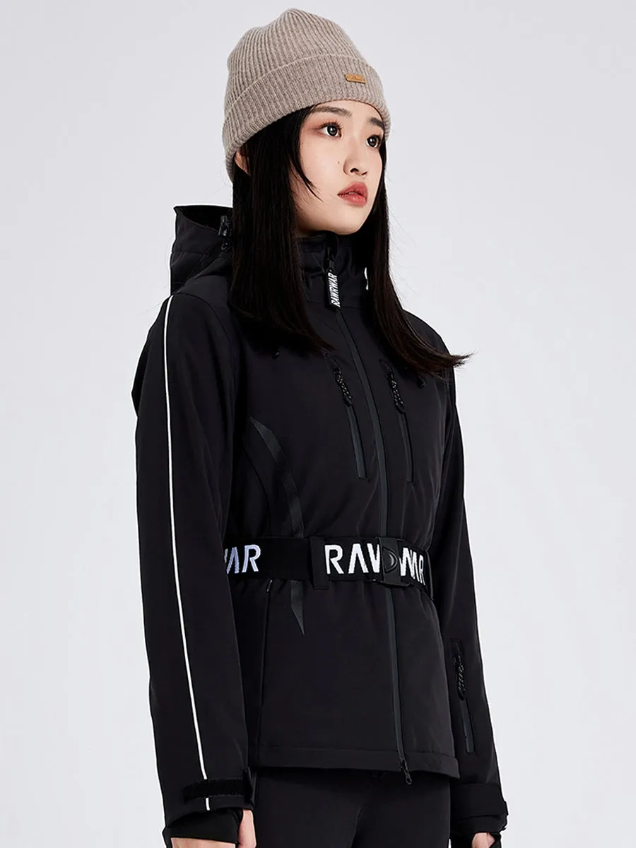2025 Winter Slim Belted Ski Jacket