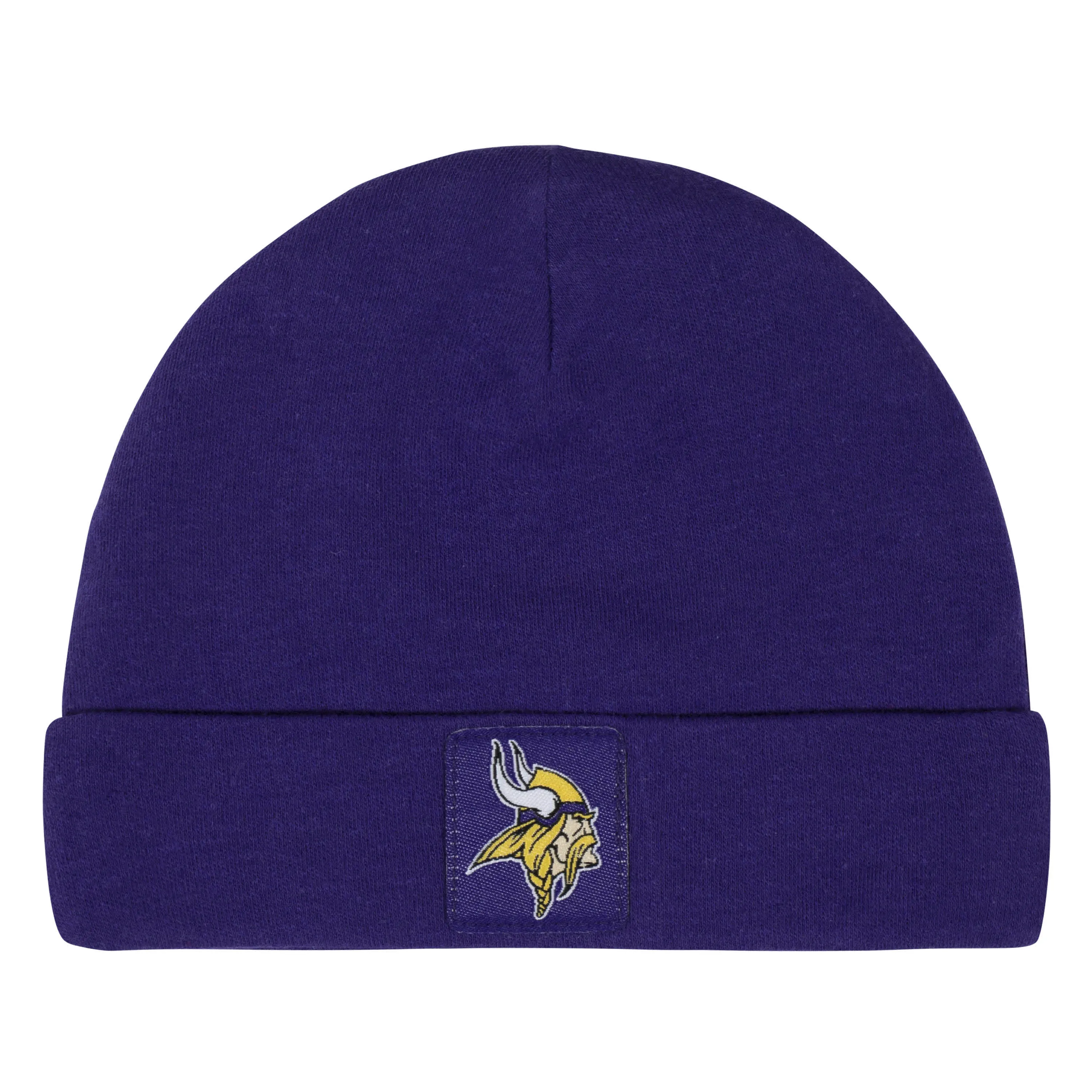 3-Piece Baby Boys Minnesota Vikings Bodysuit, Footed Pant, and Cap Set