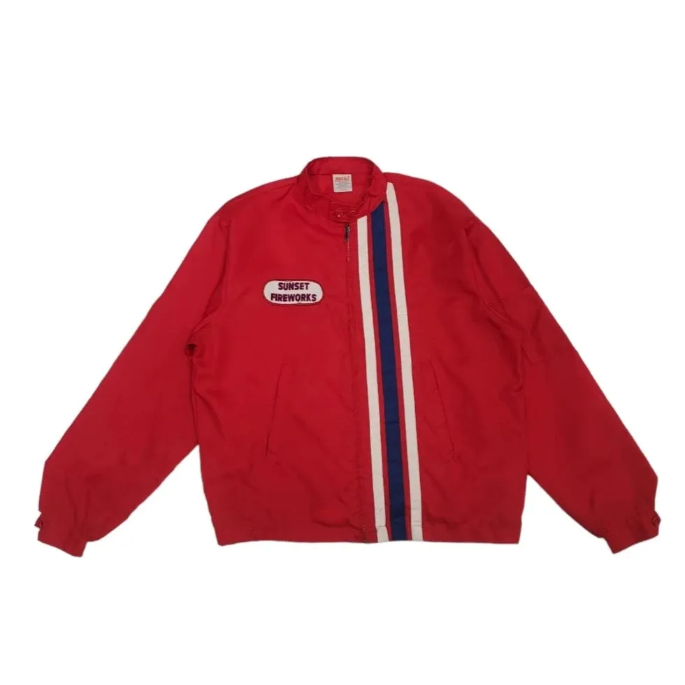 80's Red Nylon Jacket