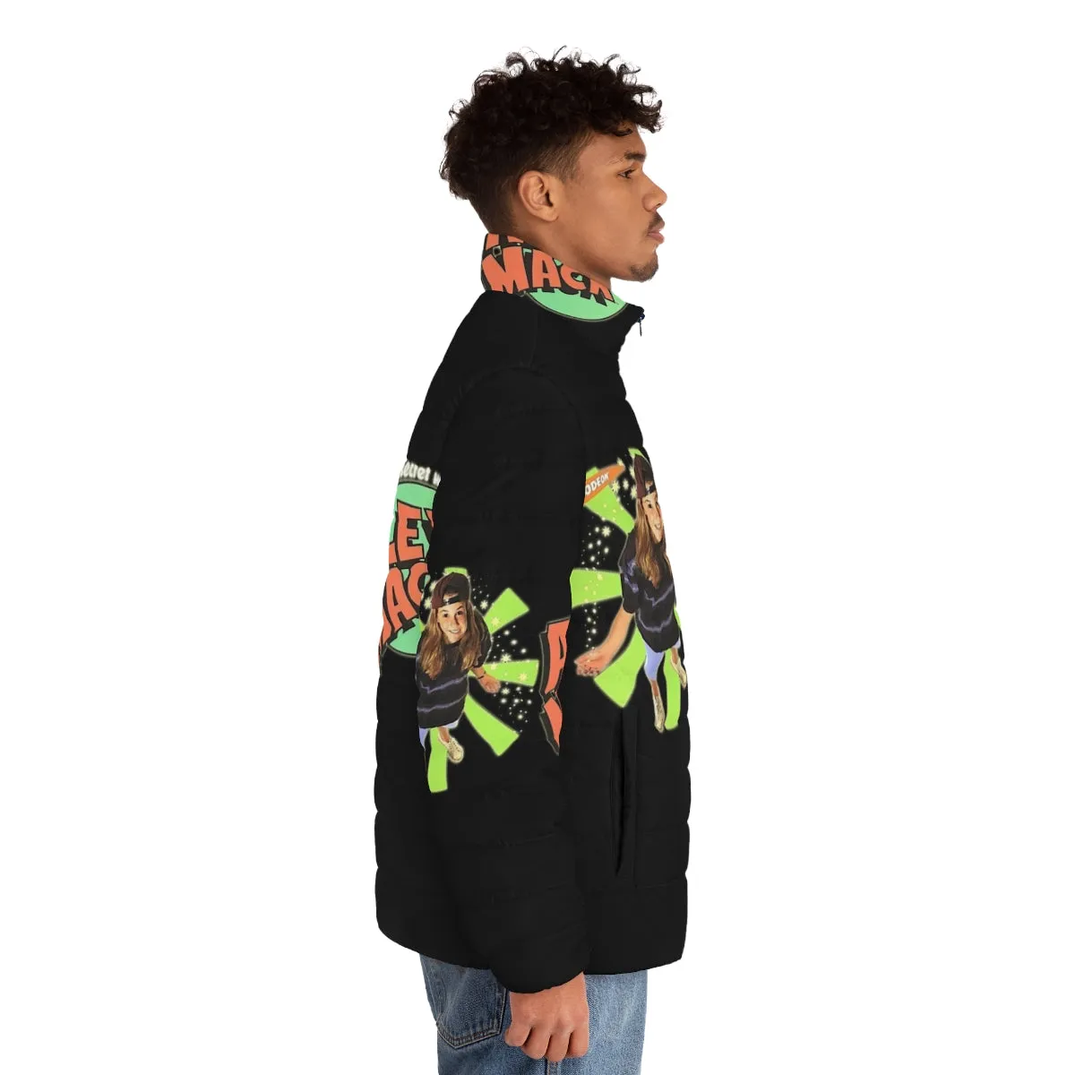 90s Nickelodeon Alex Mack Throwback Puffer Jacket