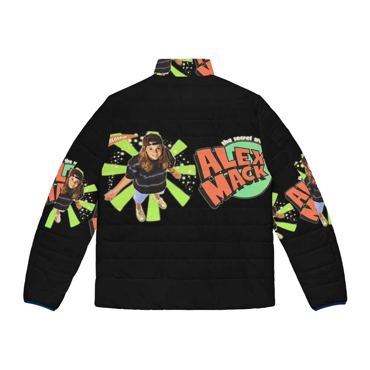 90s Nickelodeon Alex Mack Throwback Puffer Jacket
