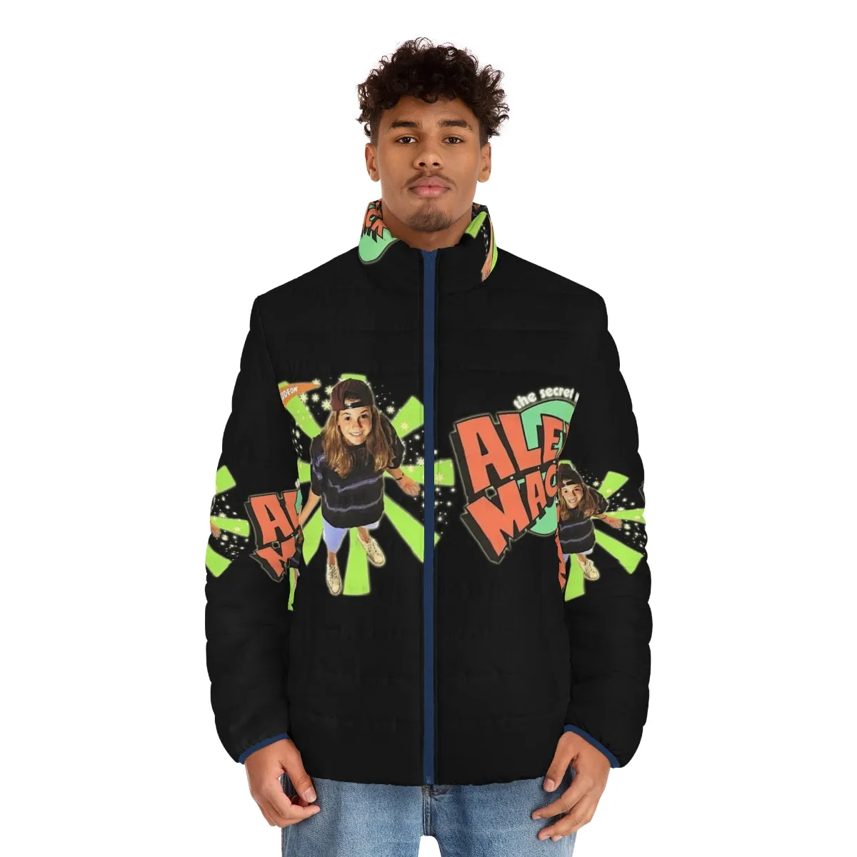 90s Nickelodeon Alex Mack Throwback Puffer Jacket