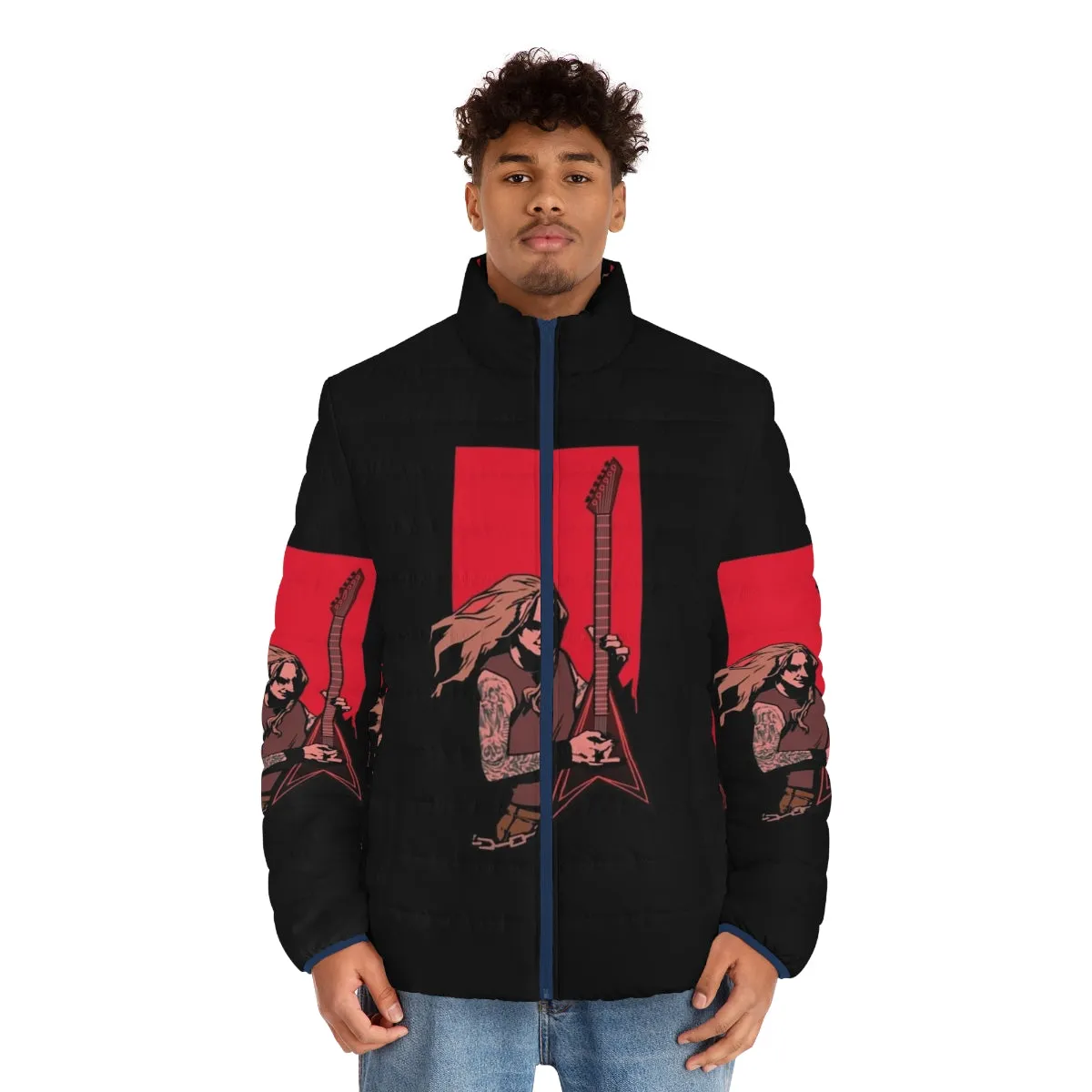 Alexi Laiho Tribute Puffer Jacket - Children of Bodom Inspired Apparel