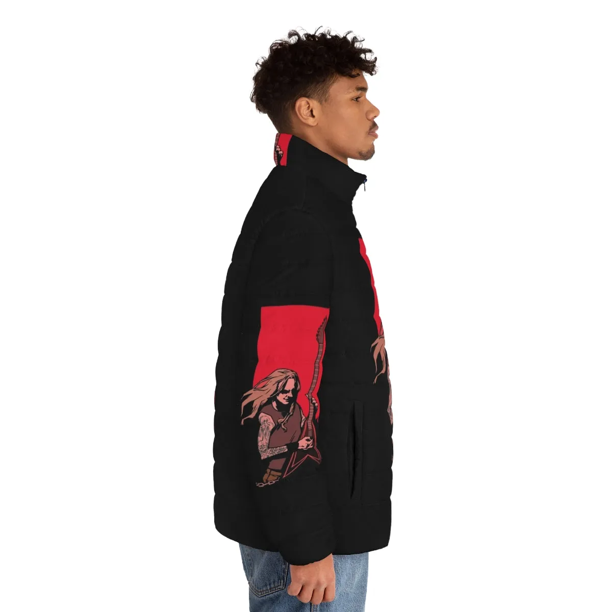 Alexi Laiho Tribute Puffer Jacket - Children of Bodom Inspired Apparel