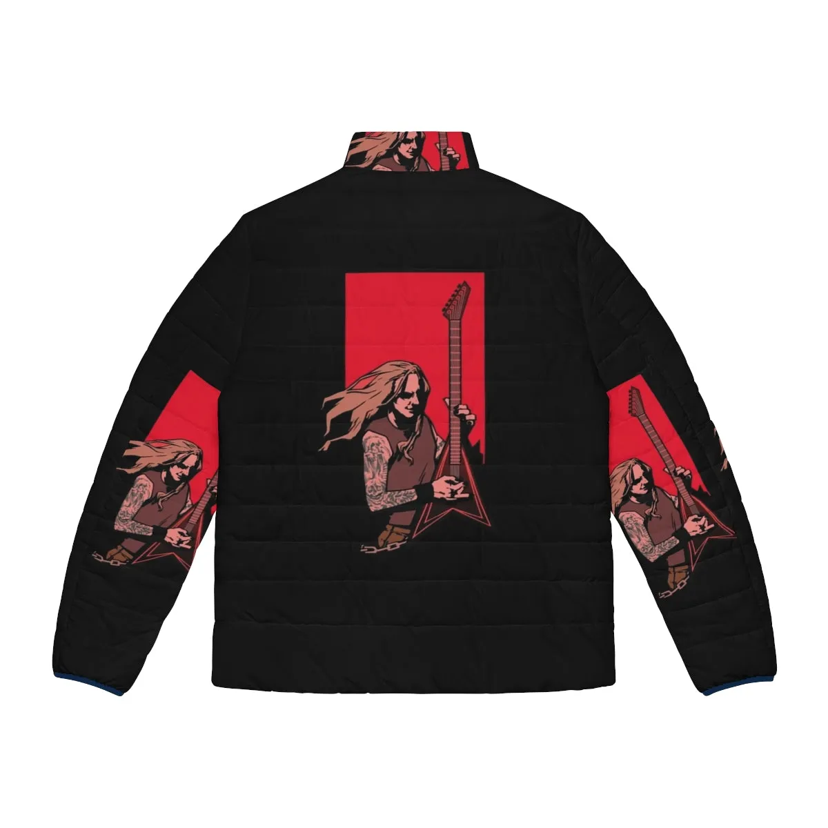 Alexi Laiho Tribute Puffer Jacket - Children of Bodom Inspired Apparel