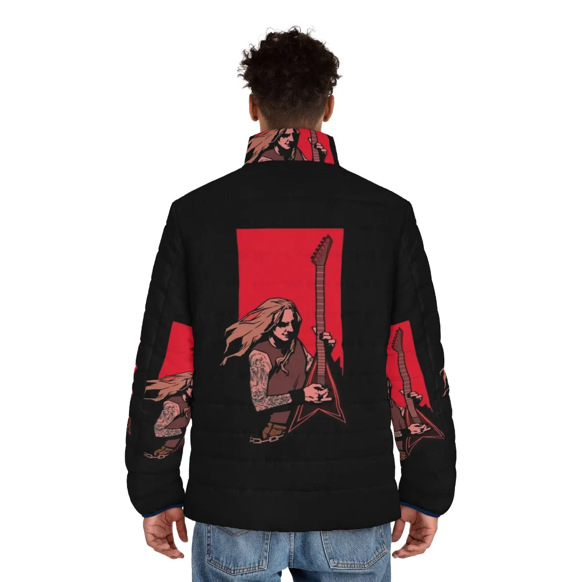 Alexi Laiho Tribute Puffer Jacket - Children of Bodom Inspired Apparel