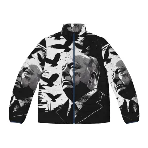 Alfred Hitchcock The Birds Puffer Jacket | Movie Portrait Fan Art