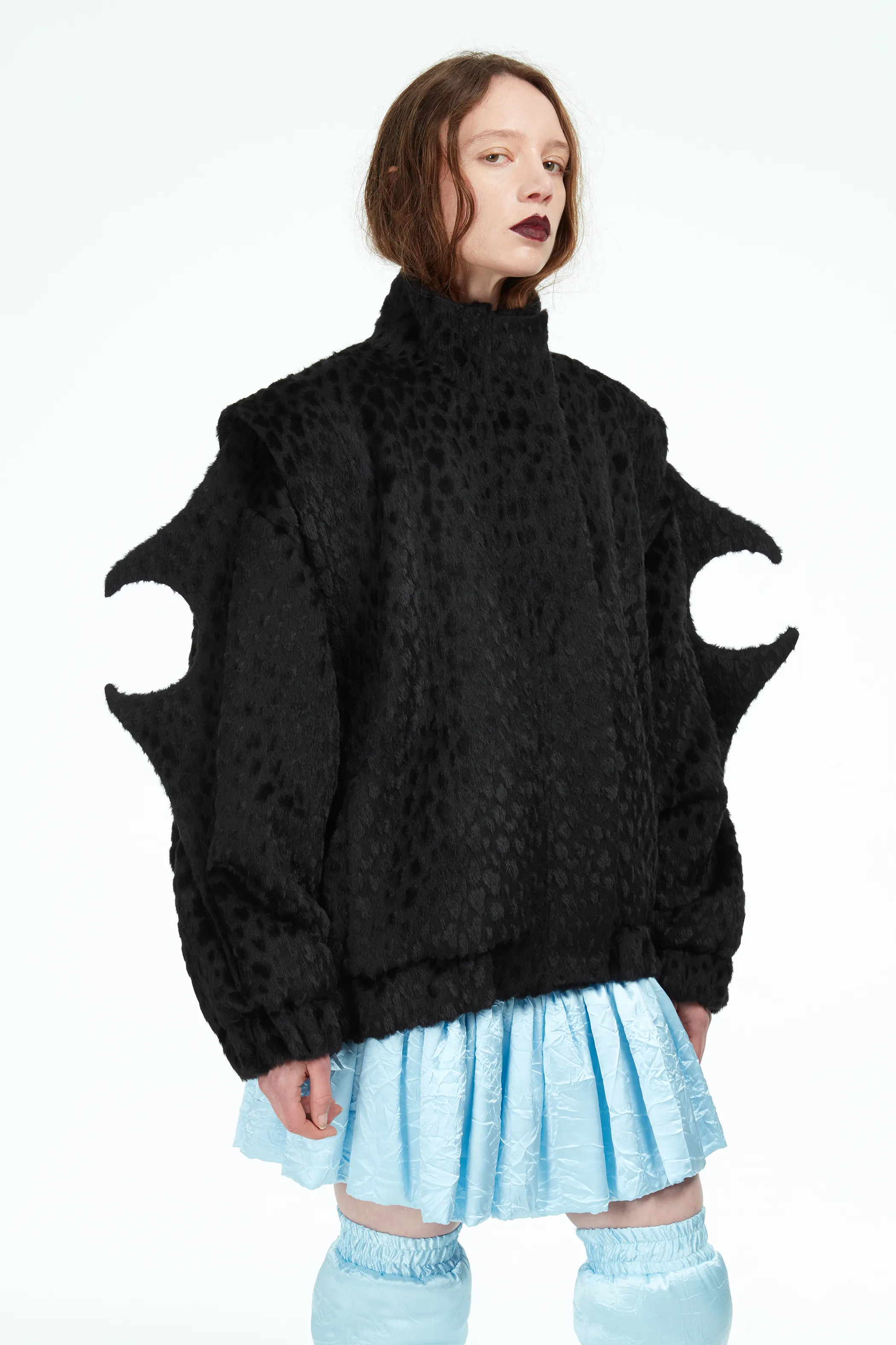 alpaca bomber jacket