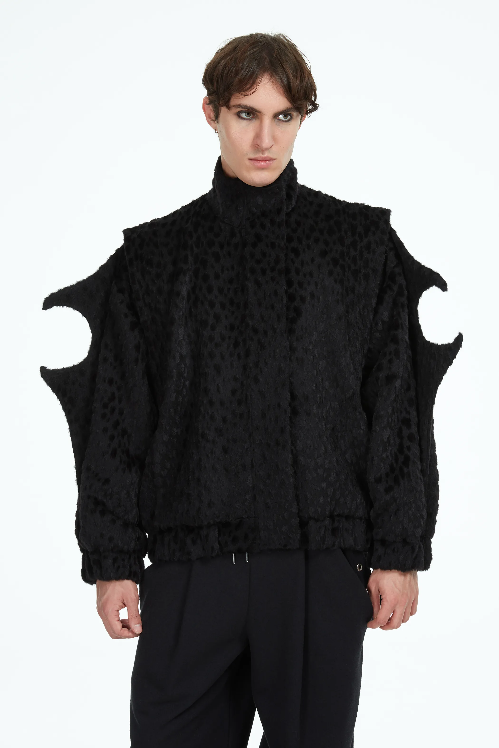 alpaca bomber jacket