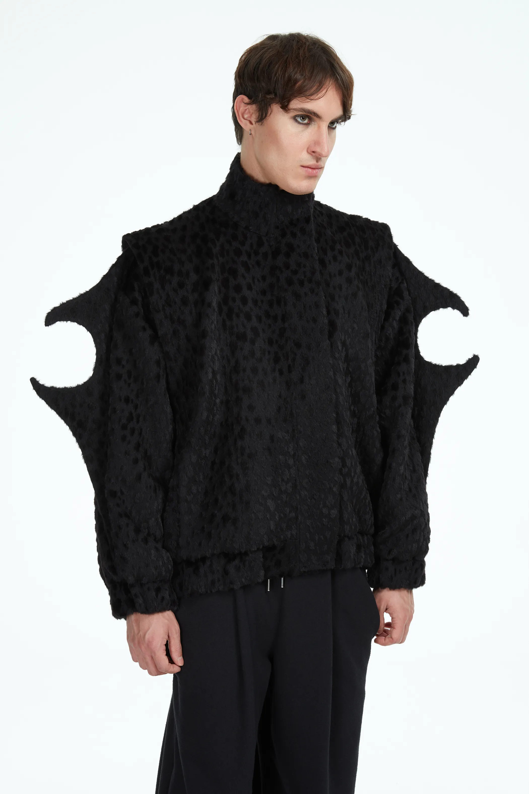 alpaca bomber jacket