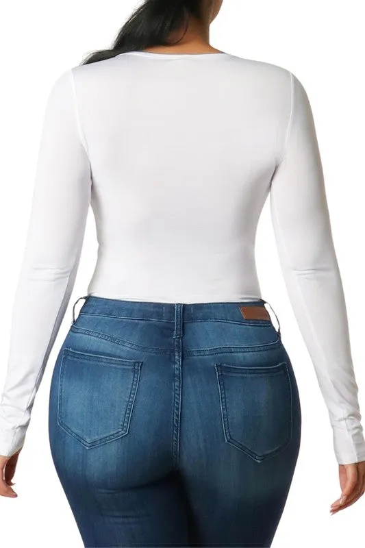 Always Adored Long Sleeve Bodysuit