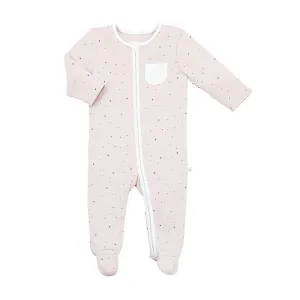 Baby Mori Organic Zip Up Sleepsuit in Stardust