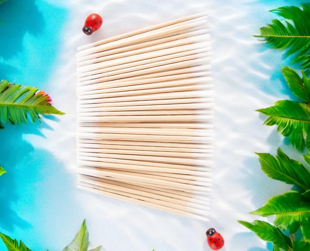 Bamboo Microfibre brushes double ended x 100