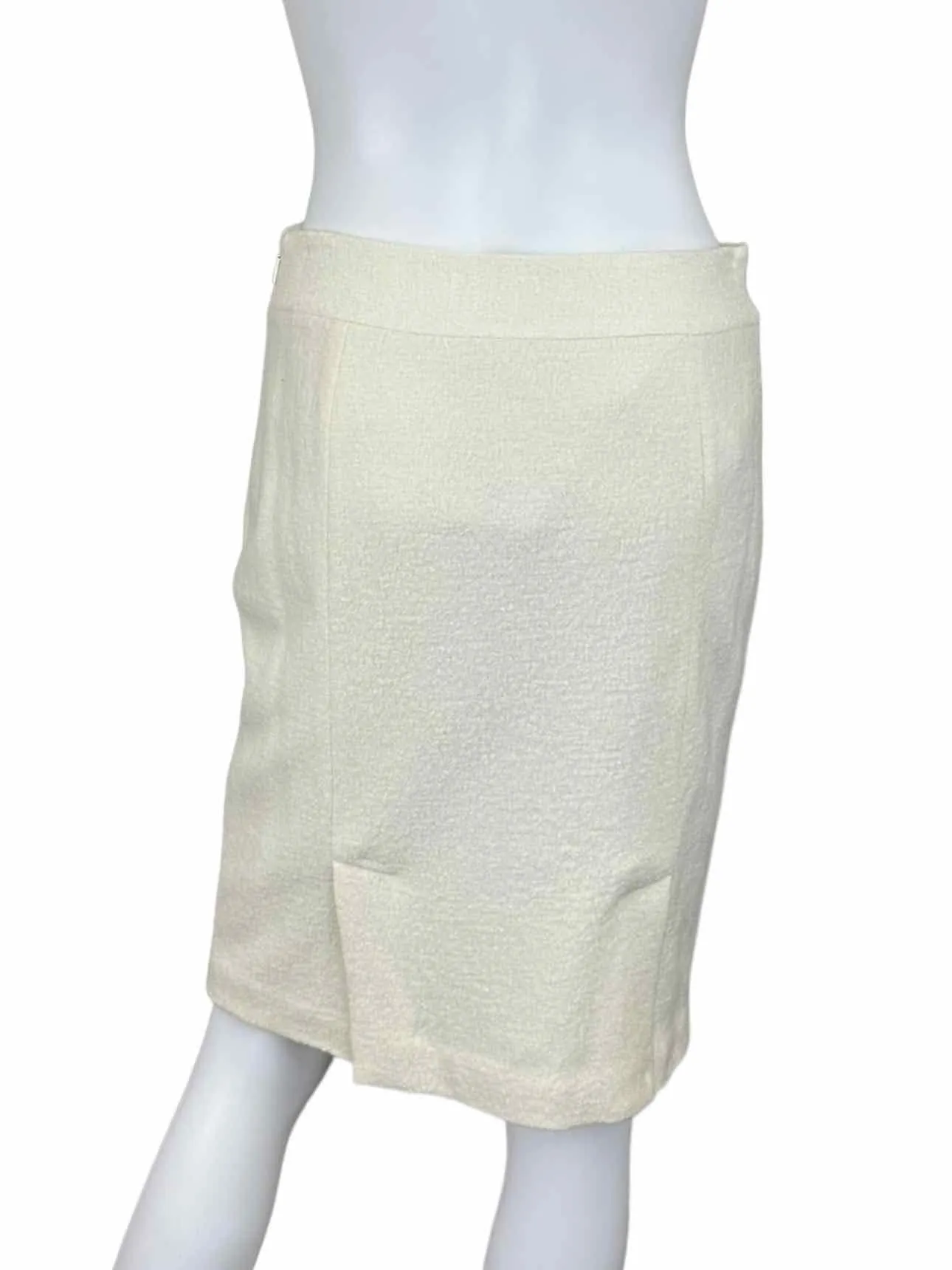 Banana Republic NWT Cream Wool Pencil Skirt Size 2P