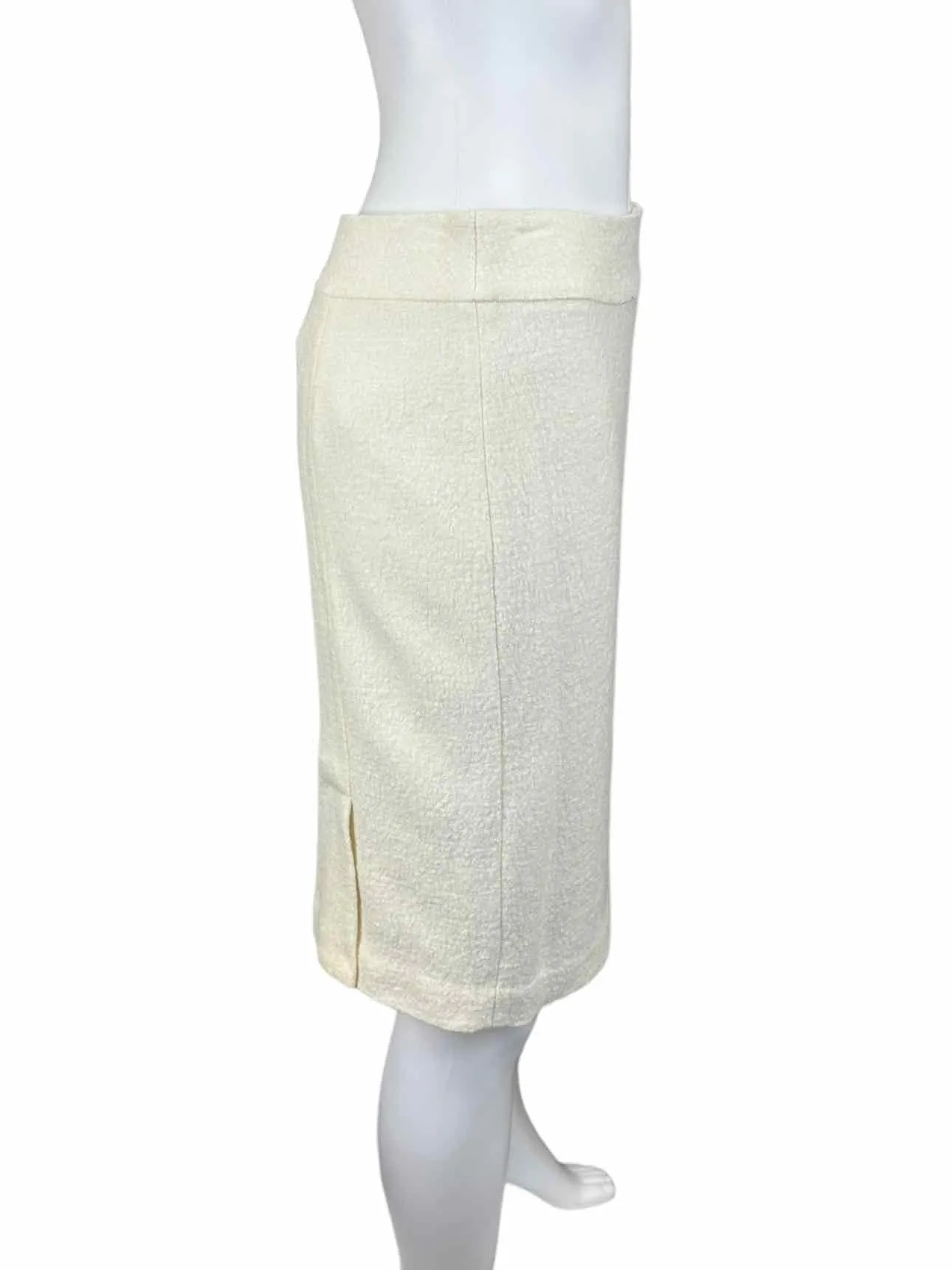 Banana Republic NWT Cream Wool Pencil Skirt Size 2P