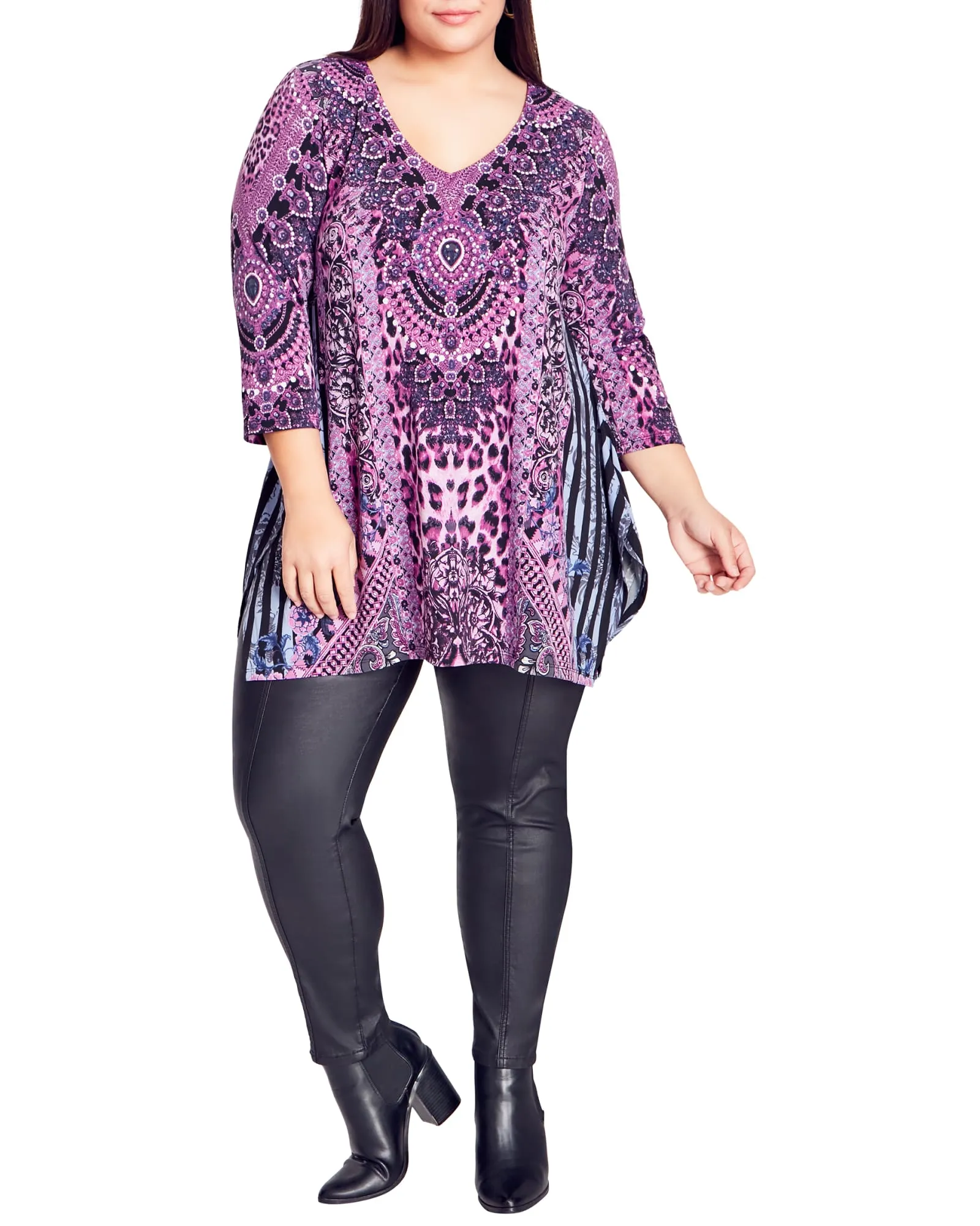 Bettina Bling Tunic | Purple