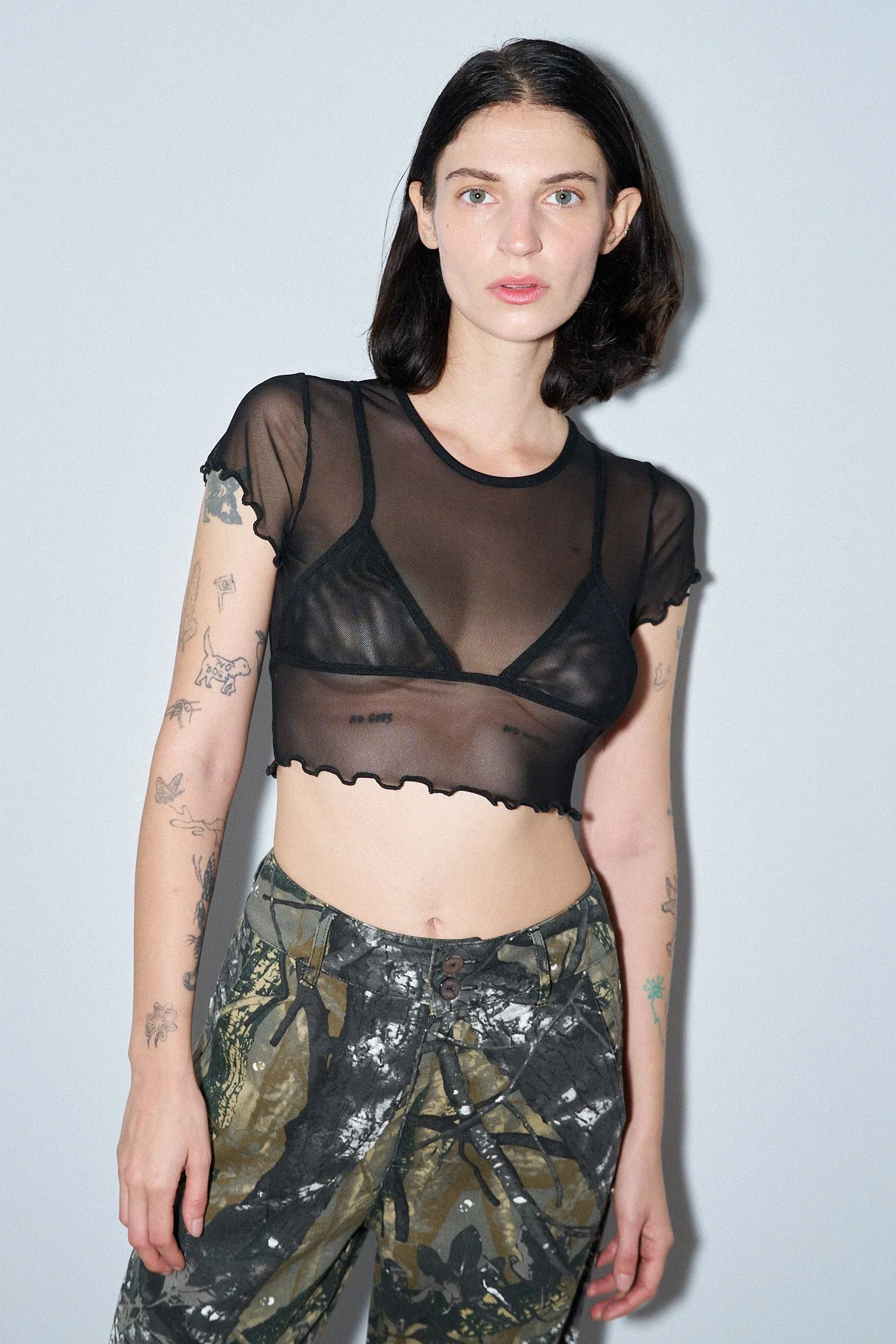 Bikini Bod Sheer Mesh T-Shirt