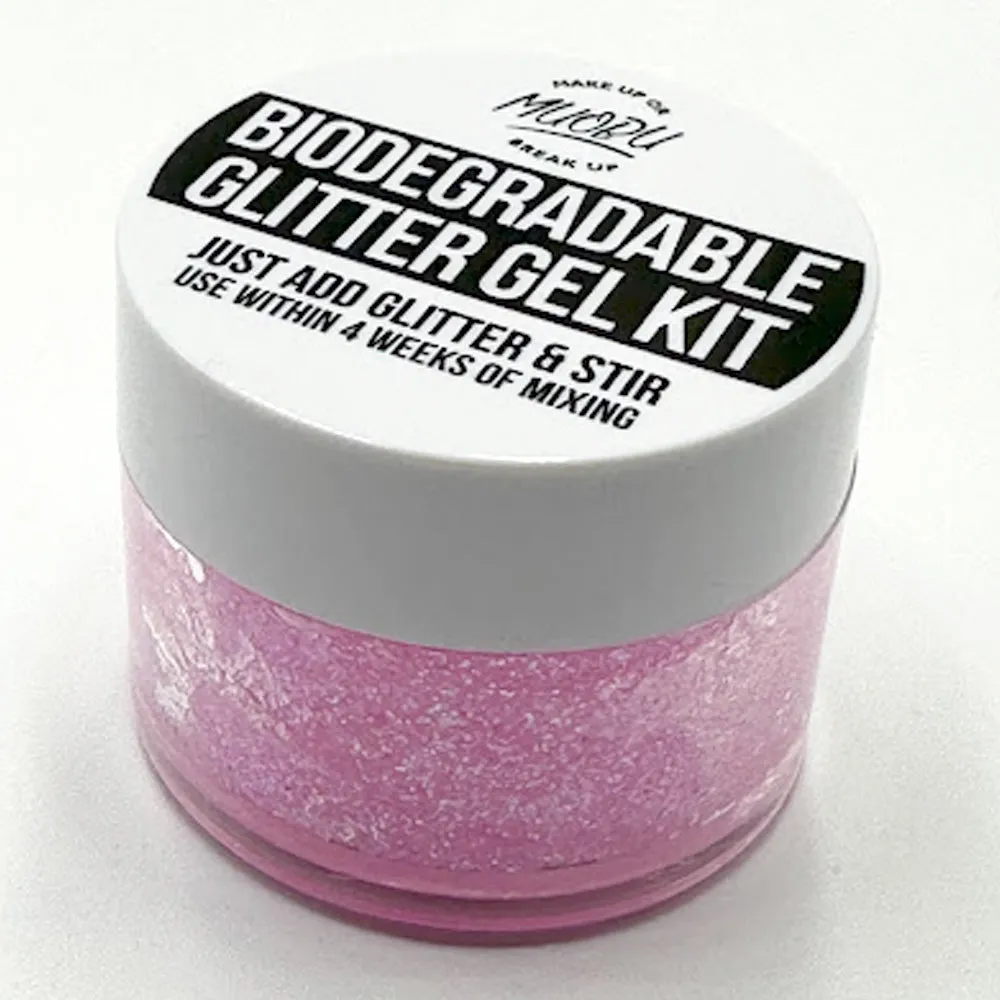 Biodegradable Glitter Gel - Iridescent Baby Pink (Fine Glitter)