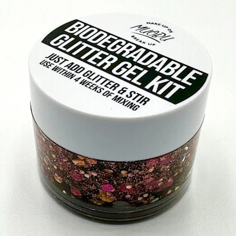 Biodegradable Glitter Gel - Metallic Bronze & Pink (Chunky Mix BioNeptune)