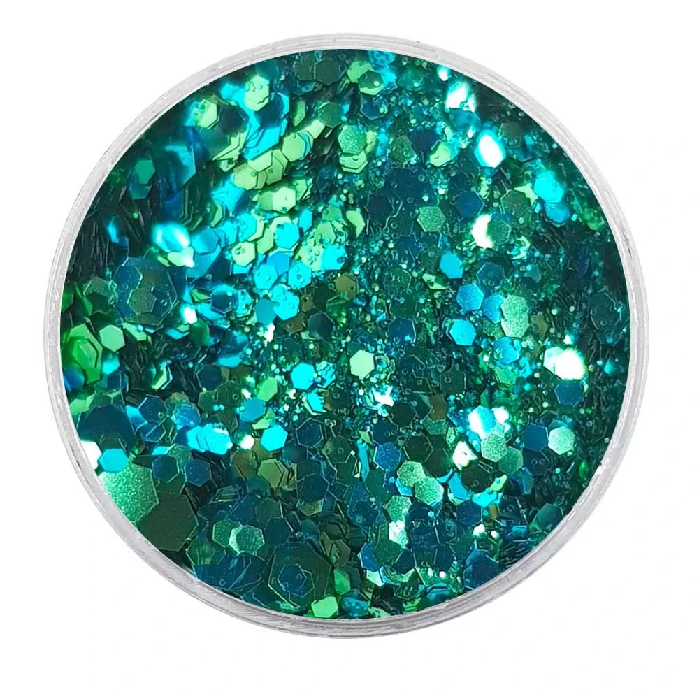 Biodegradable Metallic Aqua Glitter - Festival Glitter Mix (BioAquarius)