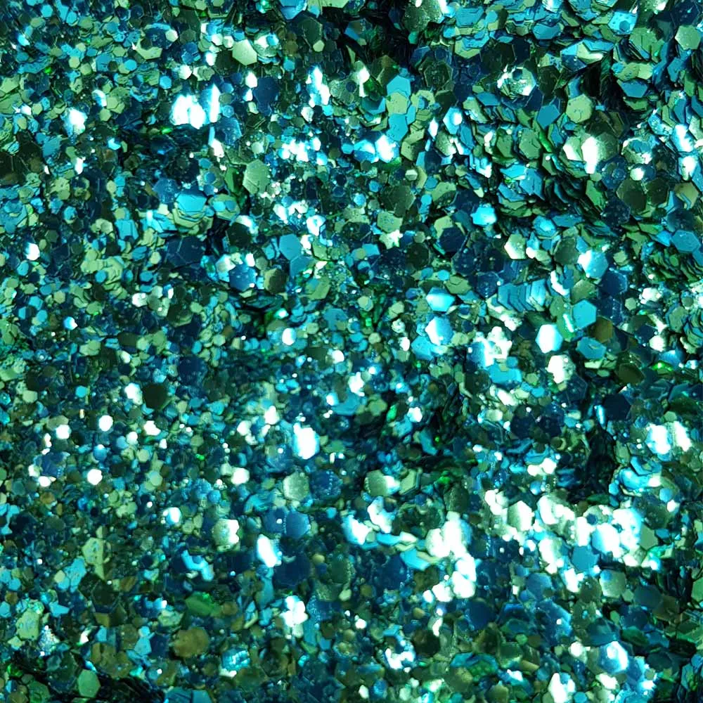 Biodegradable Metallic Aqua Glitter - Festival Glitter Mix (BioAquarius)