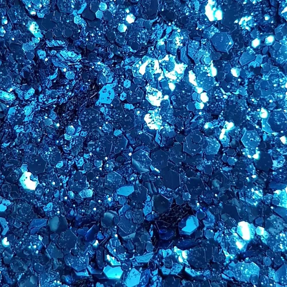 Biodegradable Metallic Dark Blue Glitter - Festival Glitter Mix (BioRoyale)