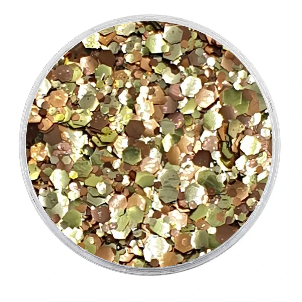 Biodegradable Metallic Golds Glitter - Festival Glitter Mix (BioBullion)