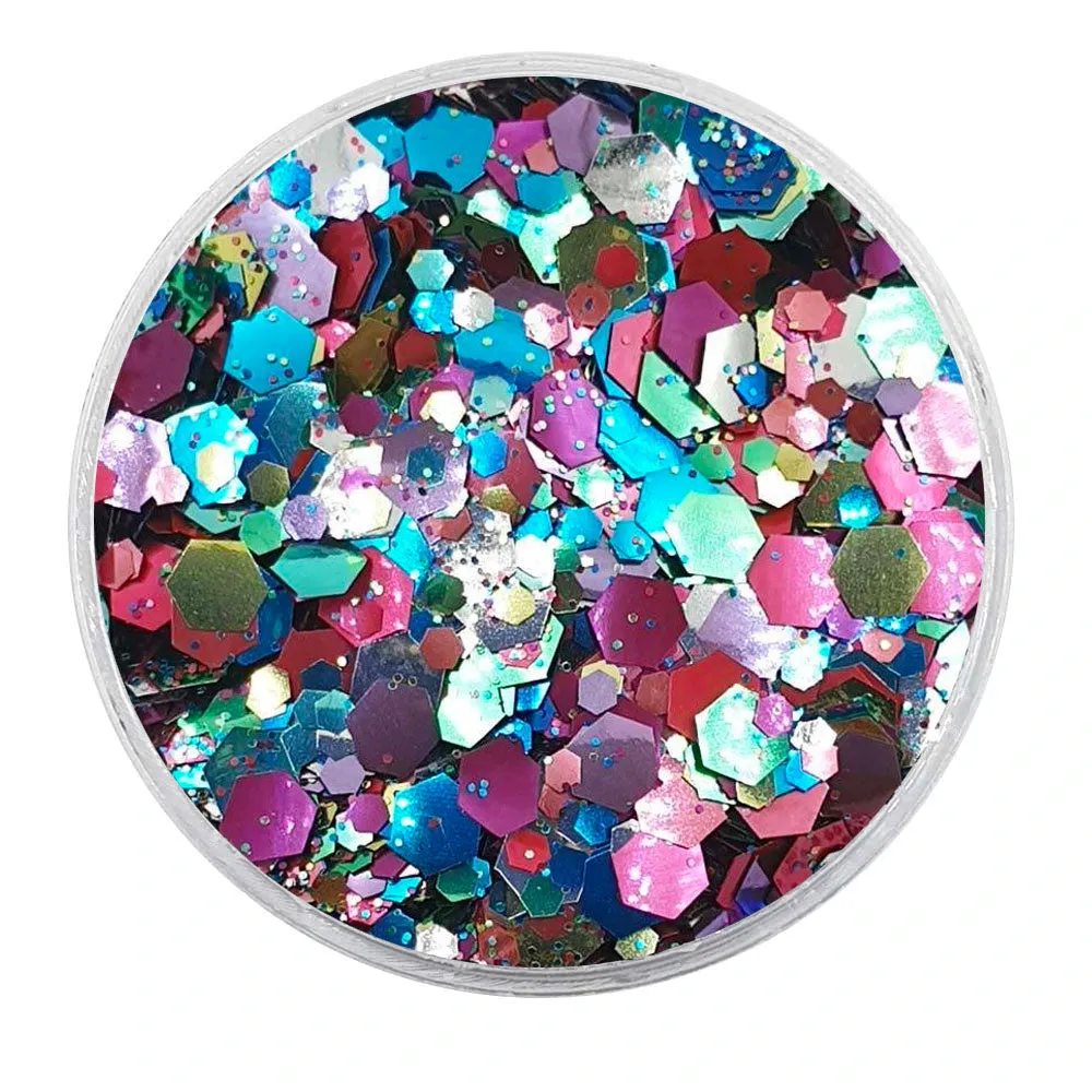 Biodegradable Metallic Mixed Glitter - Festival Glitter Mix (BioDisco)