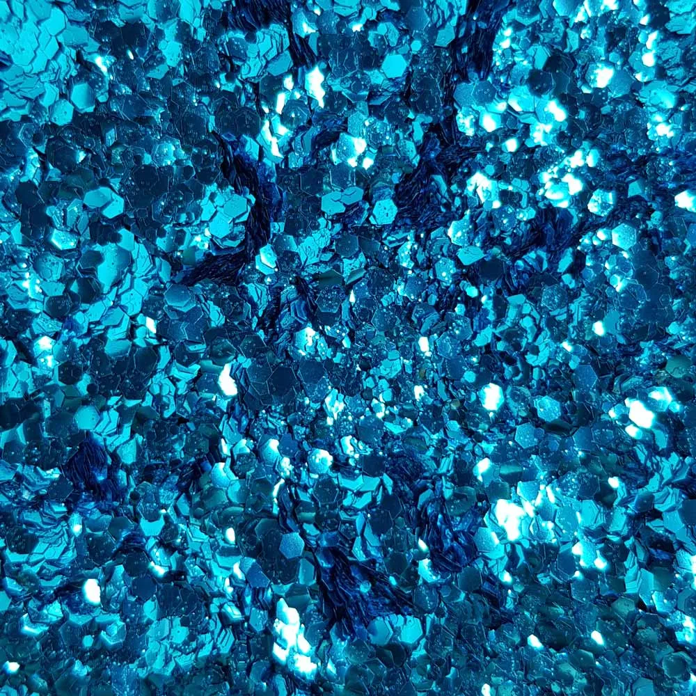 Biodegradable Metallic Sky Blue Glitter - Festival Glitter Mix (BioBlues)