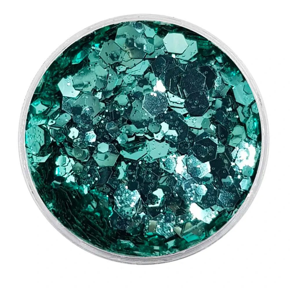 Biodegradable Metallic Turquoise Glitter - Festival Glitter Mix (BioMermaid)