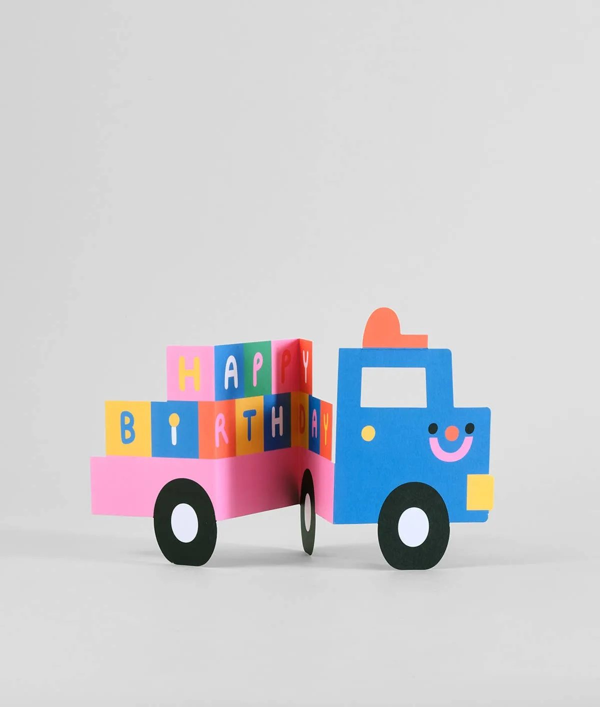 'Birthday Truck'  Fold Out Kid's Birthday Card