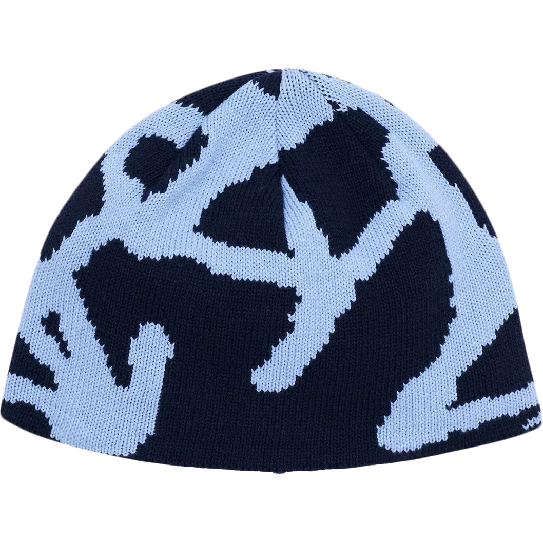 Burly Runningman Beanie - Splatter Blue