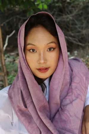 Cotton Stole | Women's Scarf | Eco Printed | Natural dyed