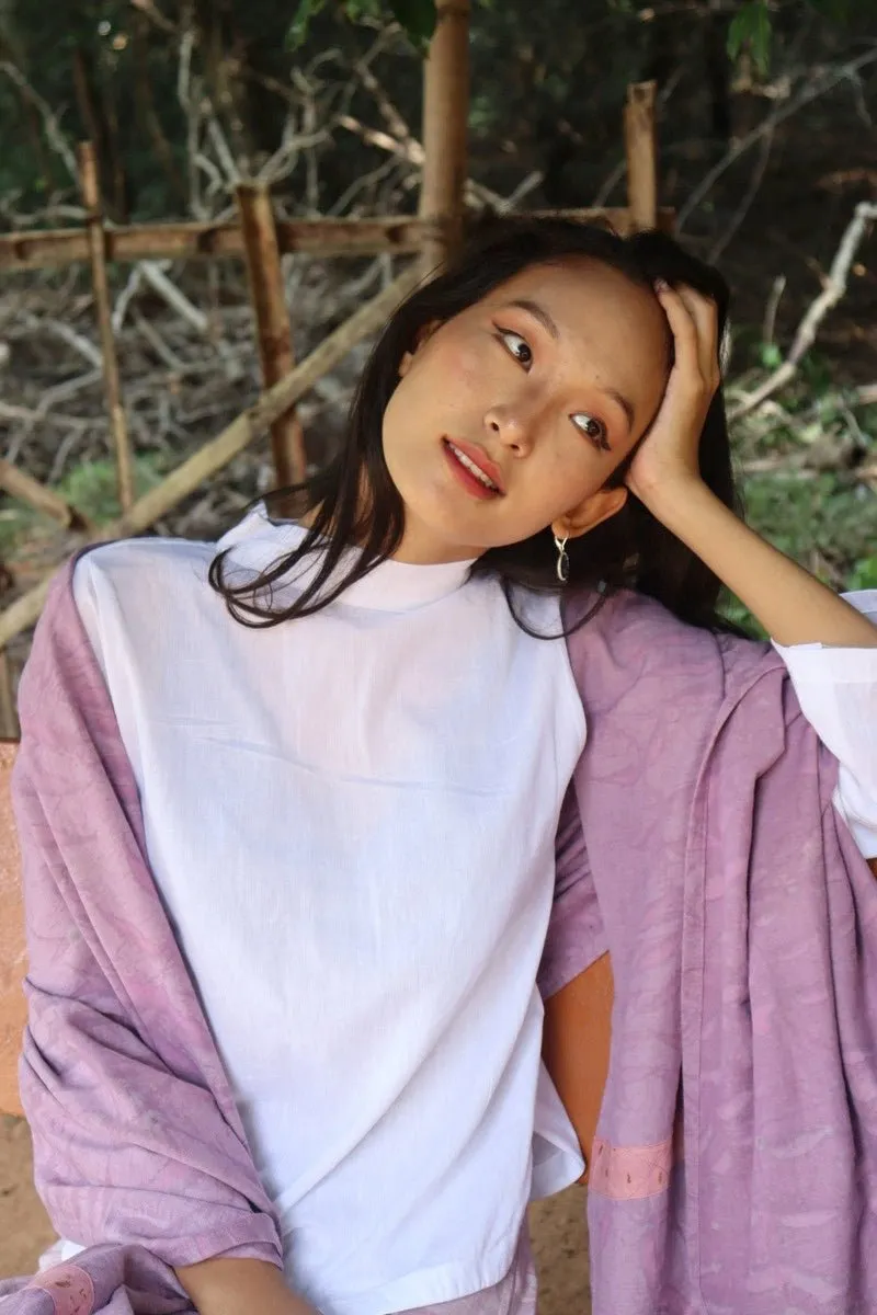 Cotton Stole | Women's Scarf | Eco Printed | Natural dyed