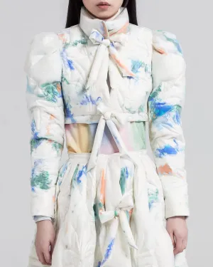 Feather Puffer Crop Jacket