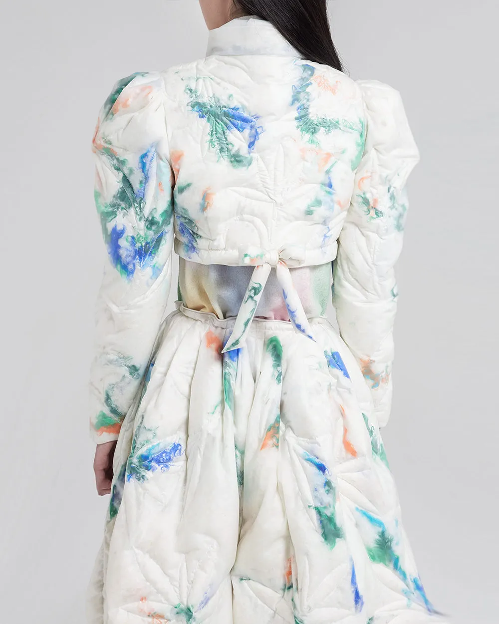 Feather Puffer Crop Jacket