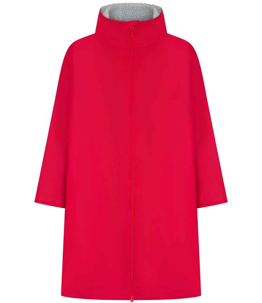 Finden   Hales Adults All Weather Robe | Red