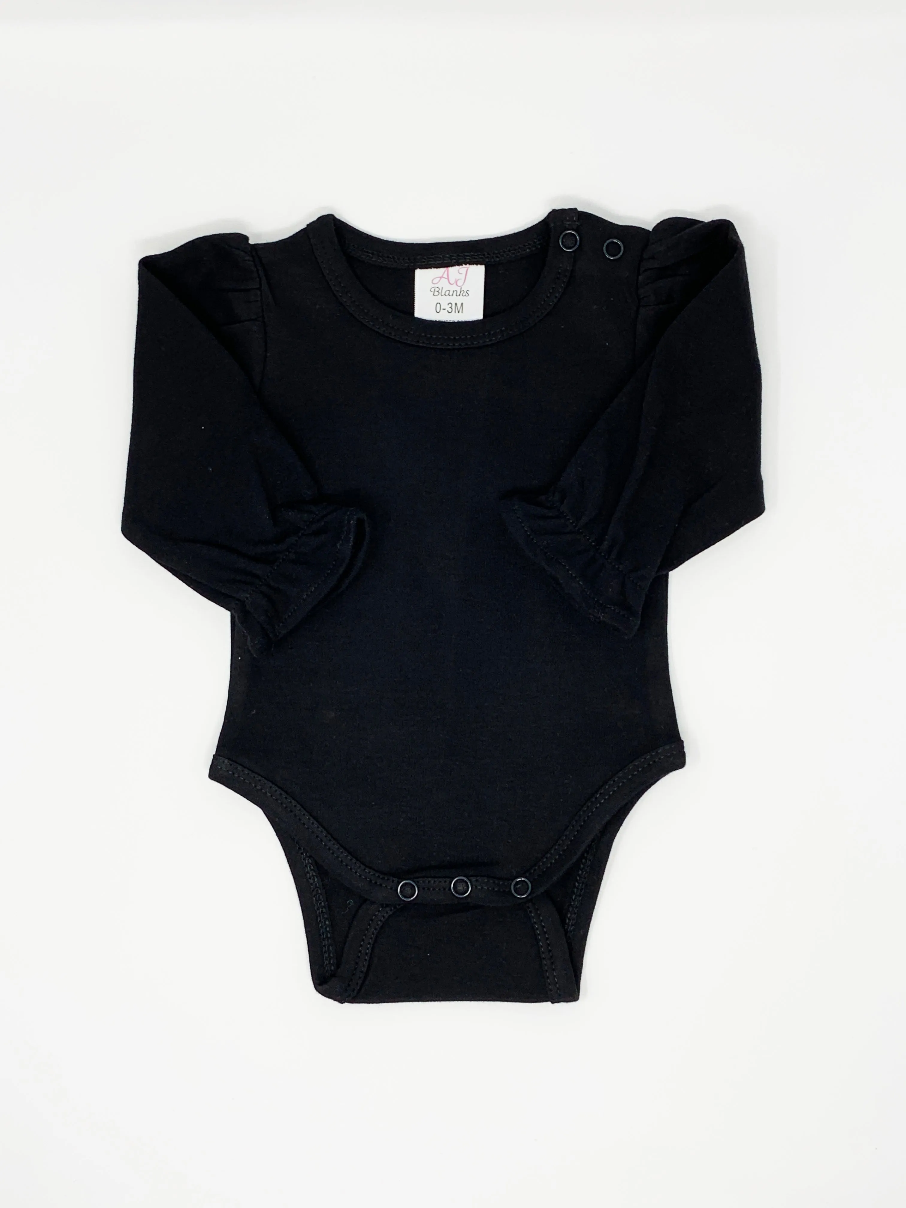 Girl's Long Sleeve Ruffle Bodysuits