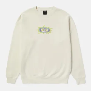 Huf - Fire Crewneck Sweatshirt - Bone