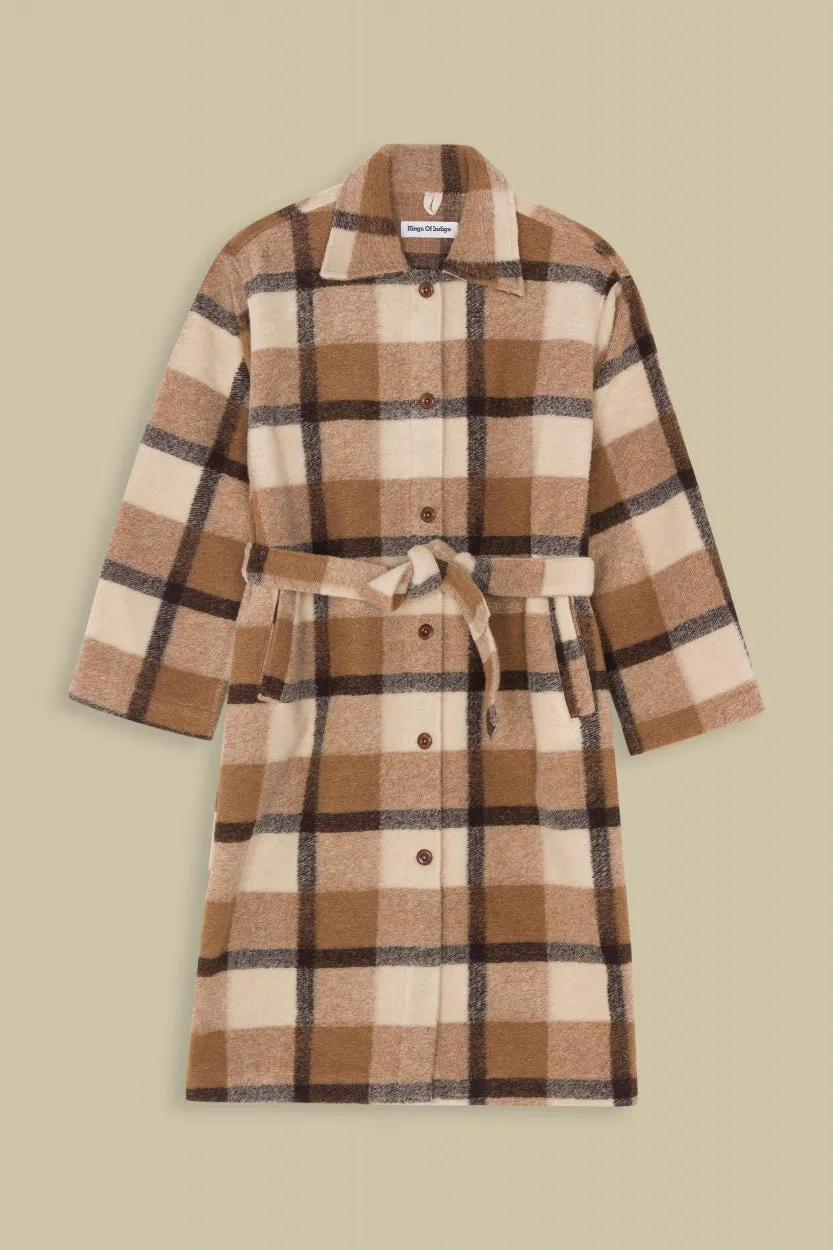 Isolde Jacket Beige Check