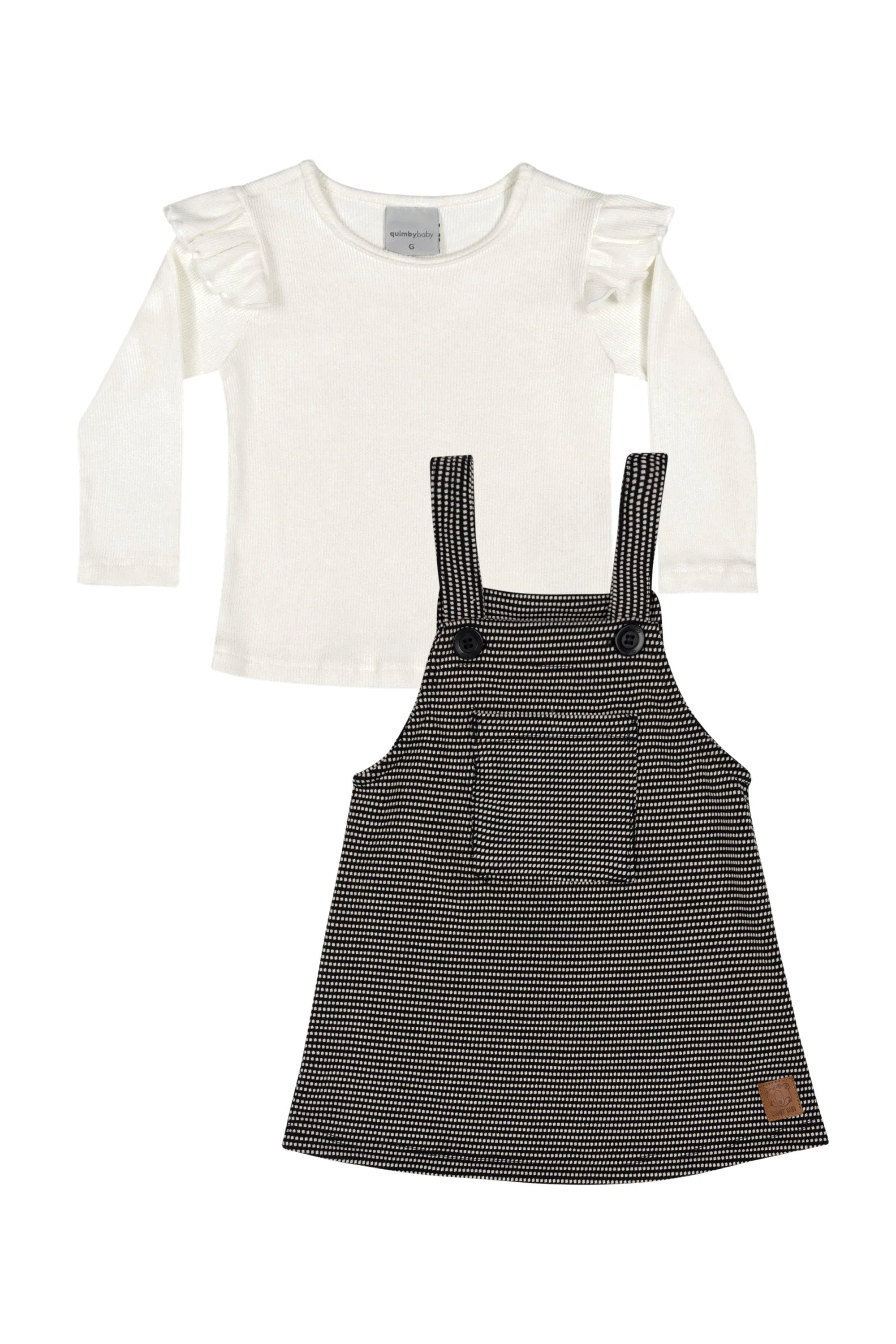 Jacquard Overall Dress | Girl