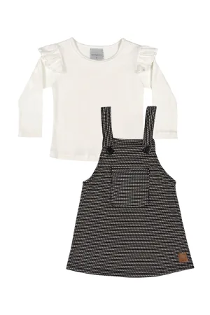 Jacquard Overall Dress | Girl