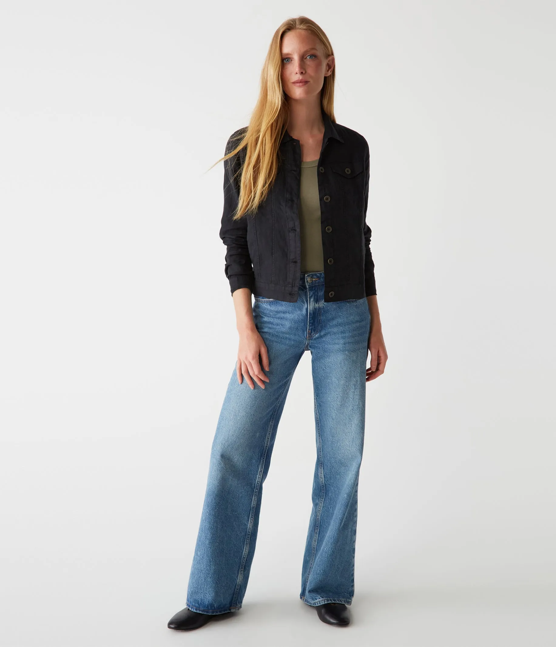 Jean Linen Jacket