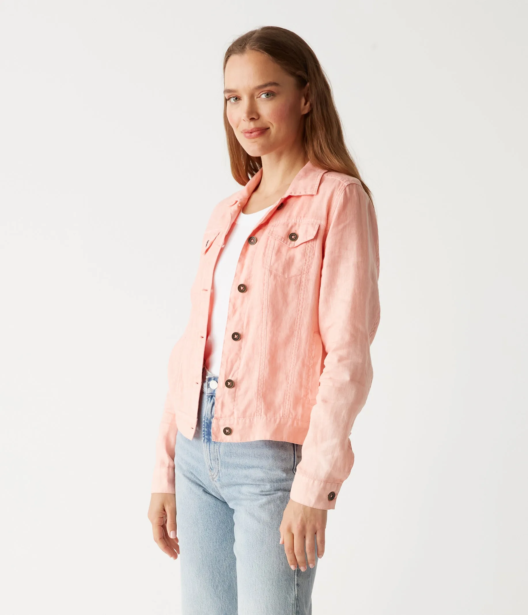 Jean Linen Jacket