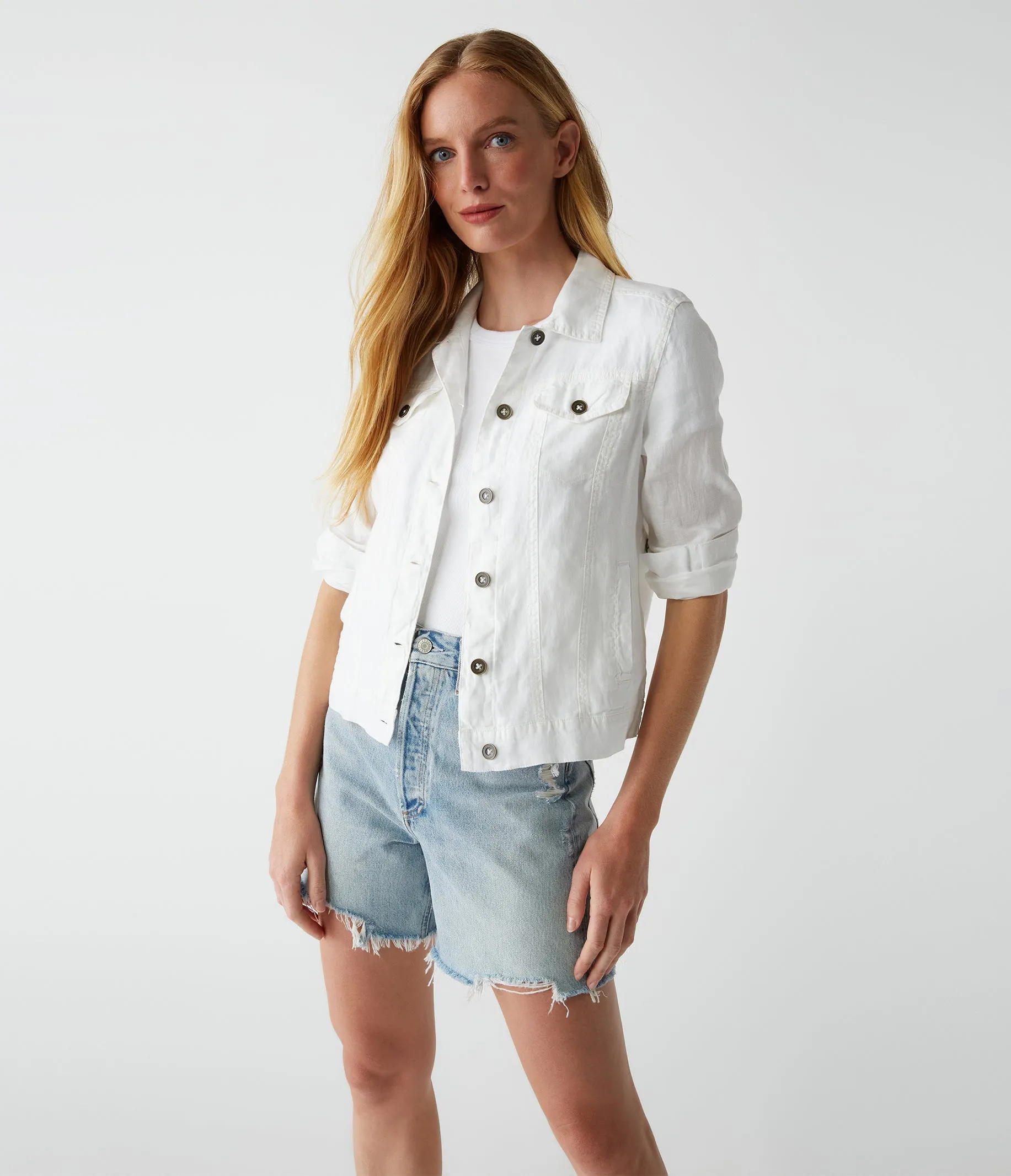 Jean Linen Jacket