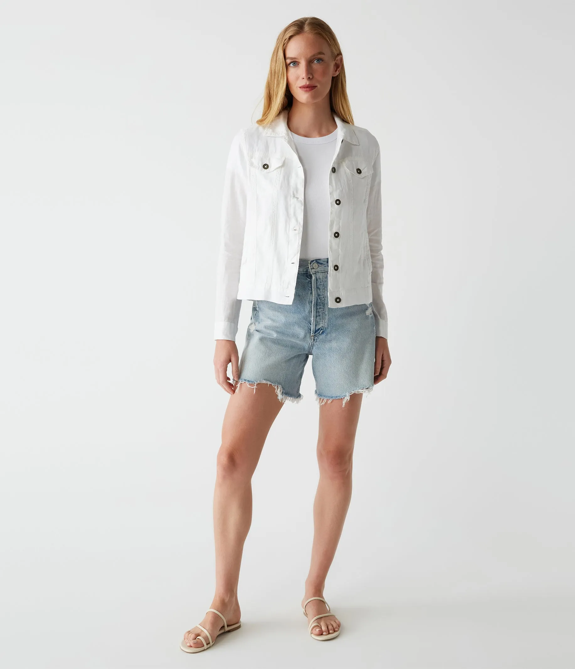 Jean Linen Jacket