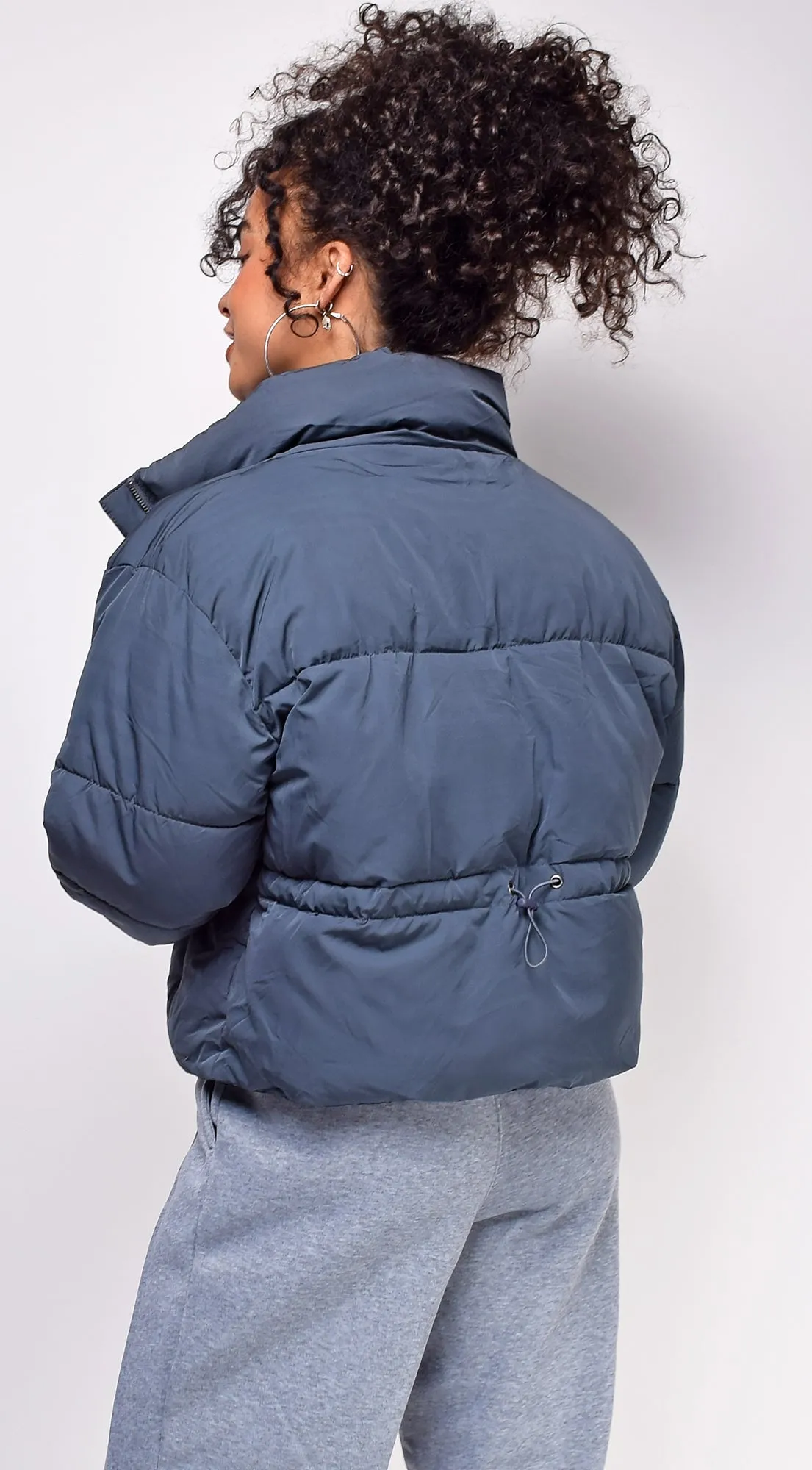 Kimia Slate Blue Puffer Jacket
