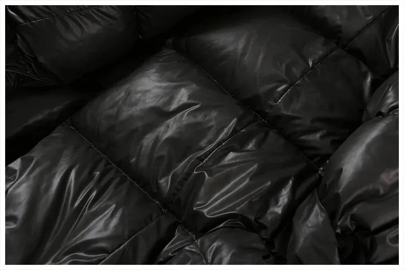 Knitted Quilted Parka Puffer Jacket