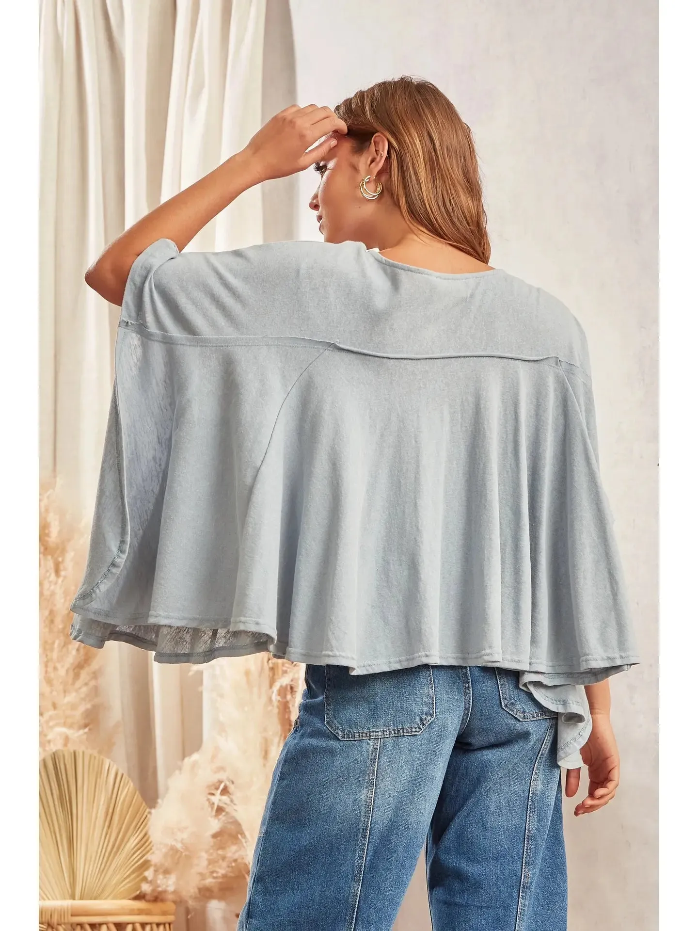 Lainey Poncho Top