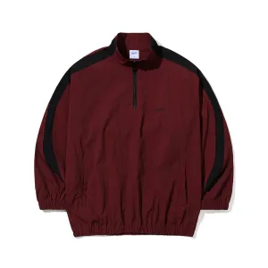 LIGHTWEIGHT ANORAK JACKET BURGUNDY